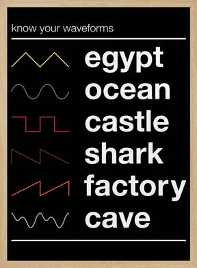 Know Your Waveforms Poster