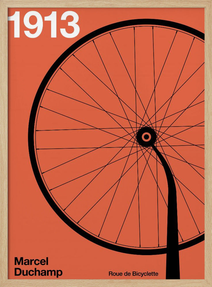 1913 Roue De Bicyclette Poster