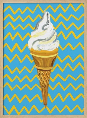 Ice Cream Blue Poster