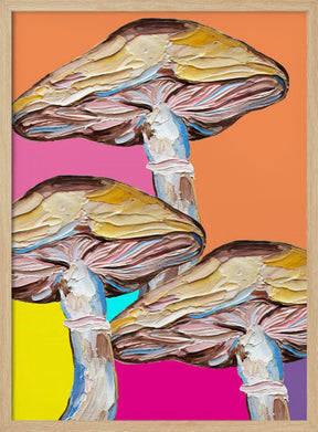 Psychedelic Mushrooms Poster