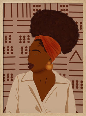 Afro puff Poster