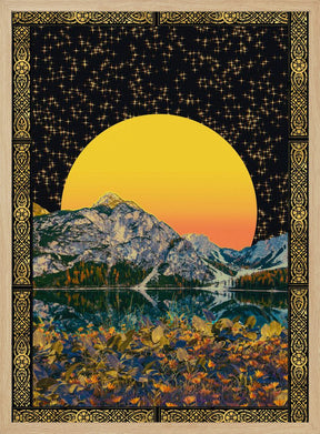 Moon &amp; Stars Poster