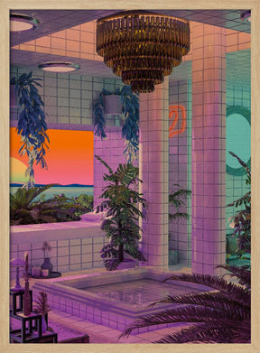 Vaporwave Pool Poster