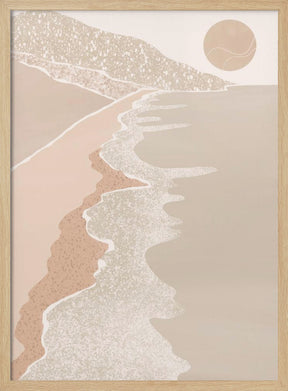 Abstract Seaside Poster