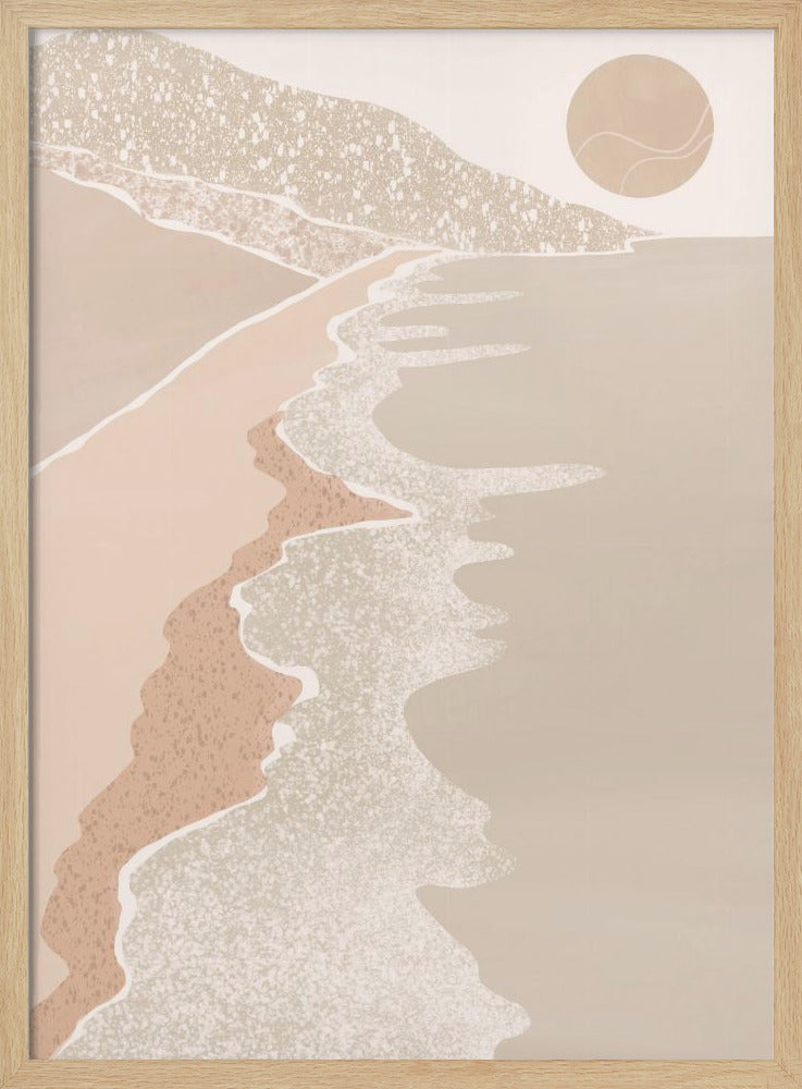 Abstract Seaside Poster