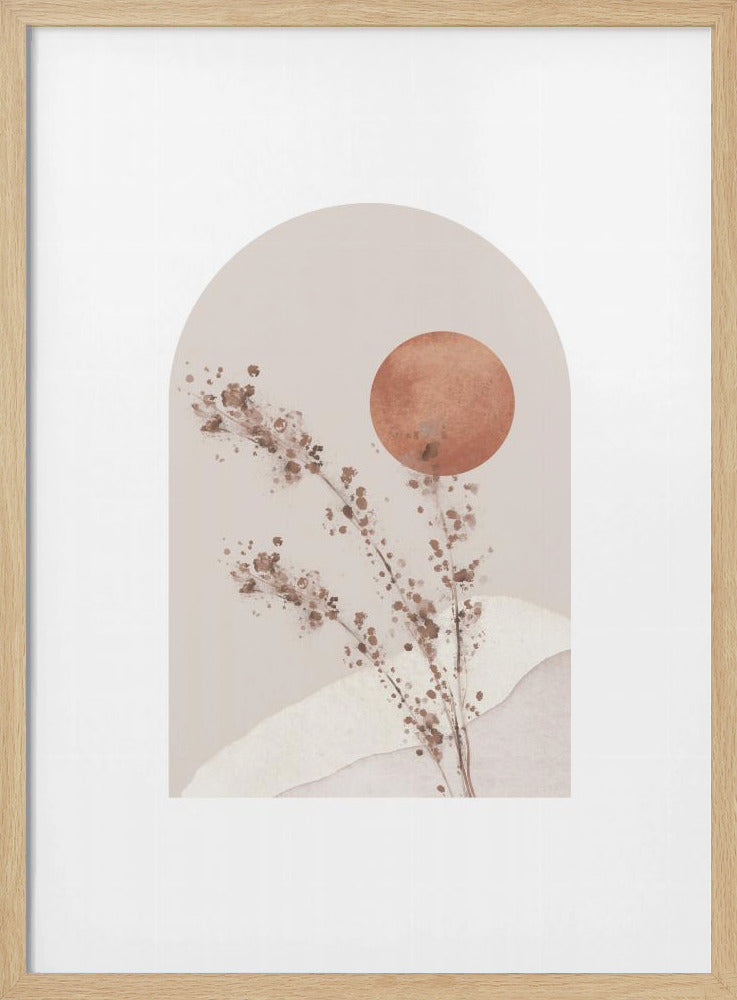 Plants and Sun Poster