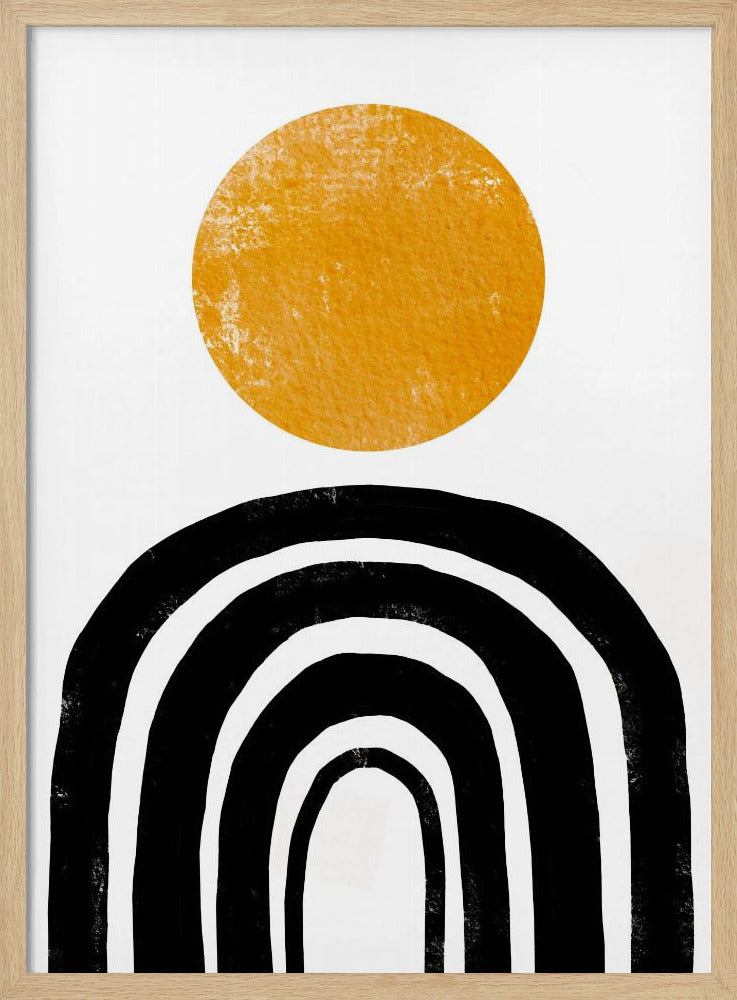 Arch Line Art Poster