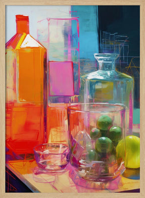 Neon Still Life No 2 Poster