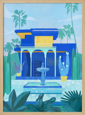 Moroccan Garden Poster