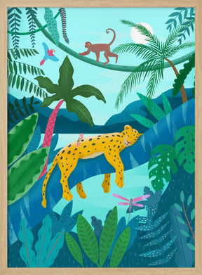 Jungle Leopard Poster