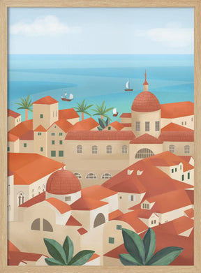 Dubrovnik Old Town Poster