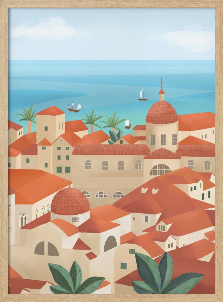 Dubrovnik Old Town Poster