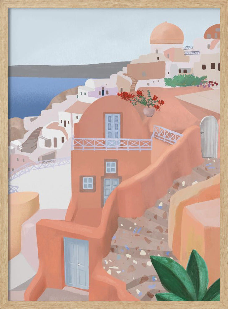 Santorini Poster