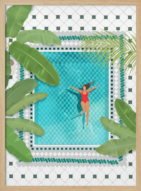 Riad Pool Poster