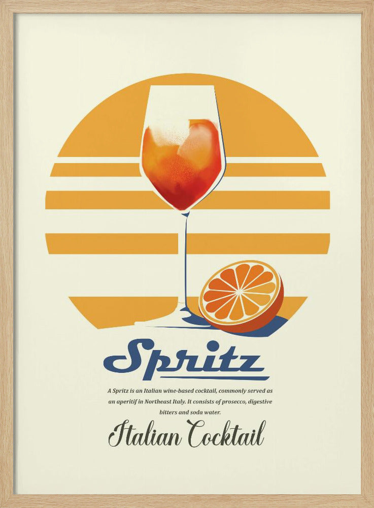 Spritz summer print Poster