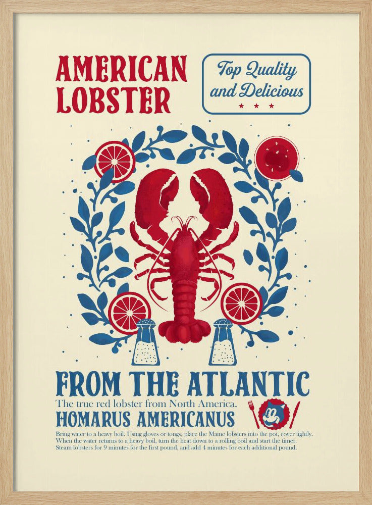 Lobster kitchen print Poster