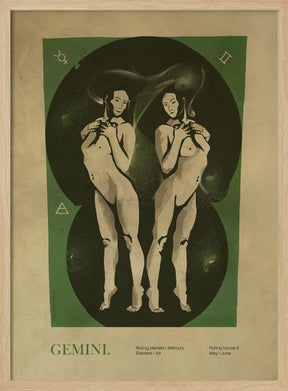 Gemini print Poster