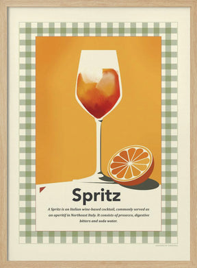 Spritz retro print Poster