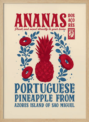 Pineapple kitchen print Poster