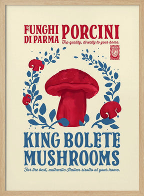 Porcini kitchen print Poster