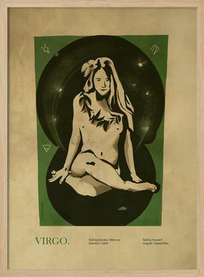 Virgo print Poster