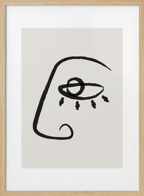 Abstract Face No2 Poster