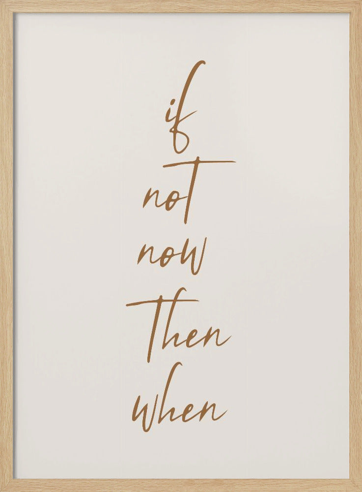 If Not Now Poster