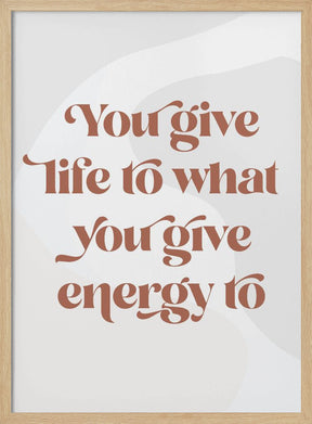 Life Energy Poster