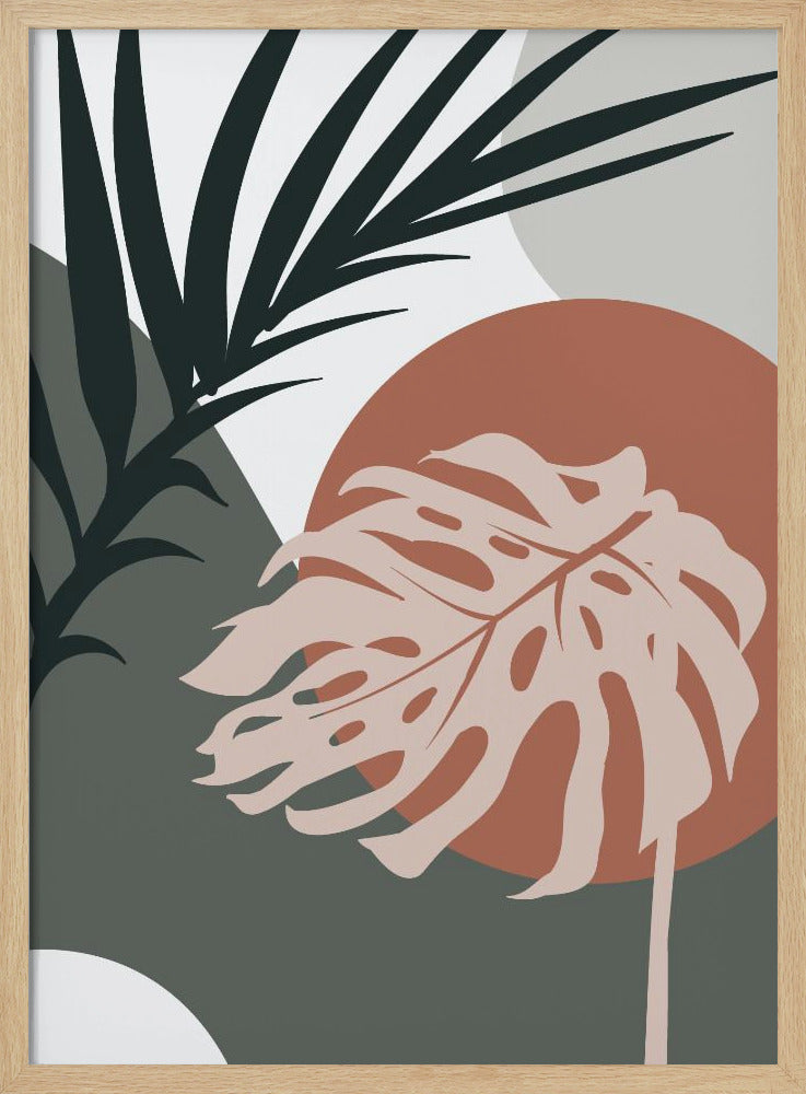 Tropical Leaves No2 Poster