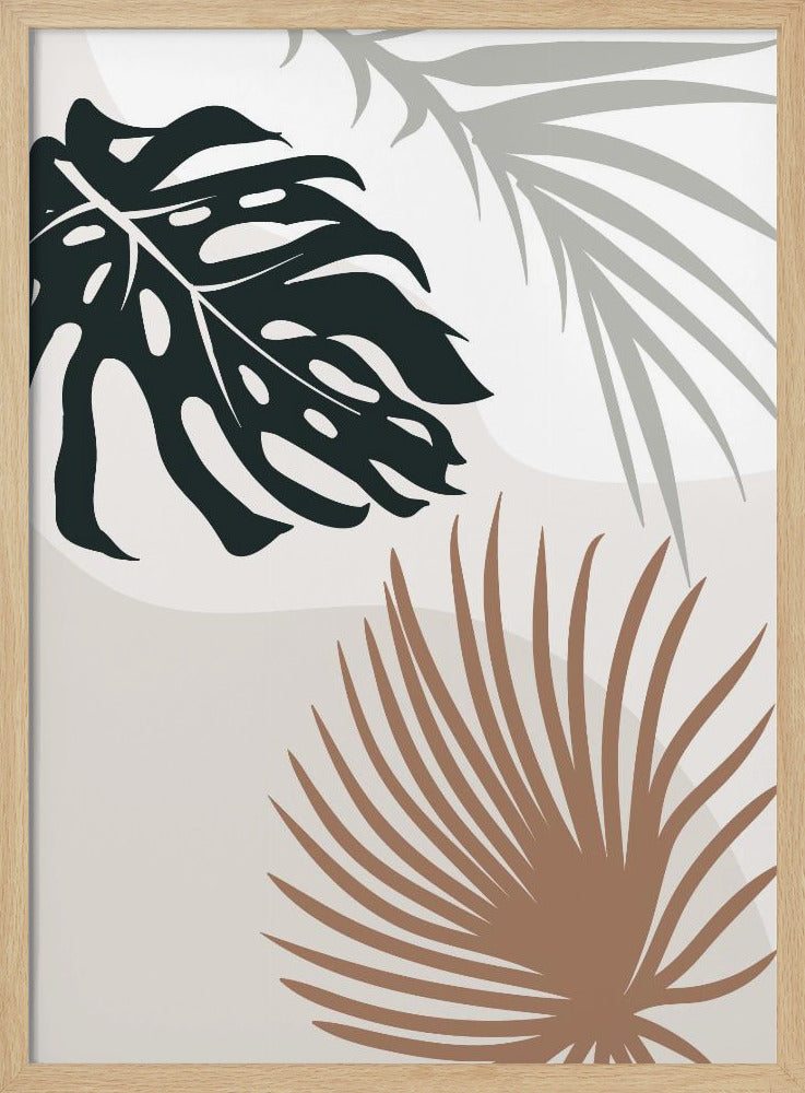 Tropical Leaves No3 Poster