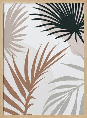 Tropical Leaves No4 Poster