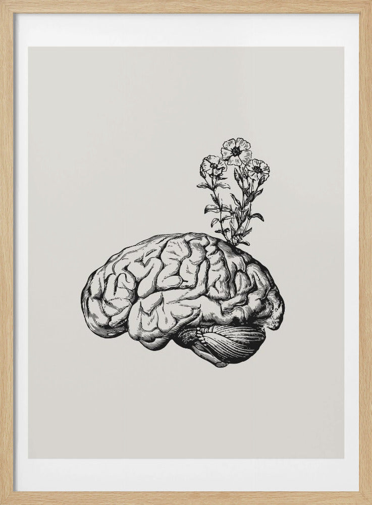 Brain Bloom Poster