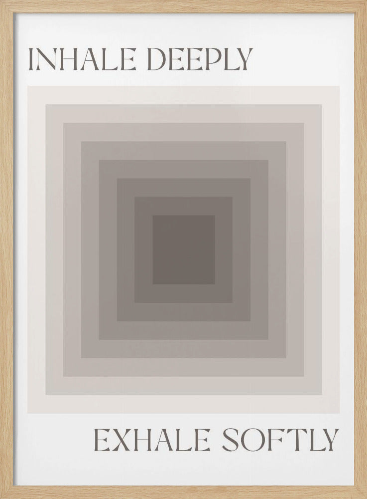 Inhale Deeply Poster