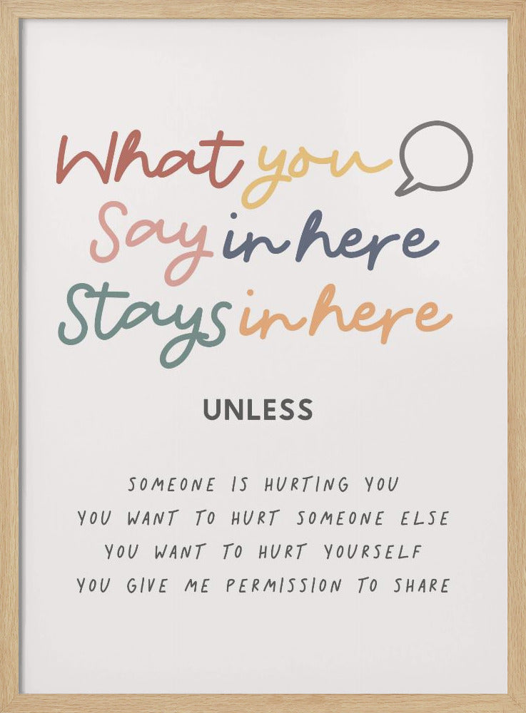 Say Here Stays Here Poster