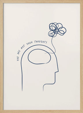 You Are Not Your Thoughts Poster