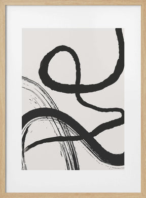 Abstract Brush No2 Poster