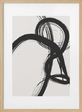 Abstract Brush No1 Poster