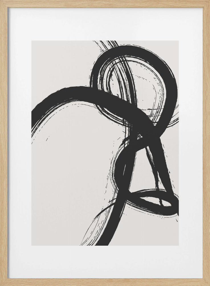 Abstract Brush No1 Poster