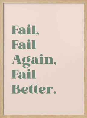 Fail Better Poster