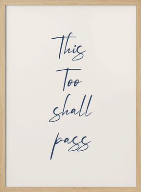 This Too Shall Pass Poster