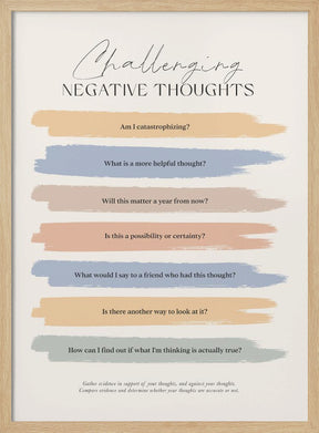 Cbtnegativethoughts Poster