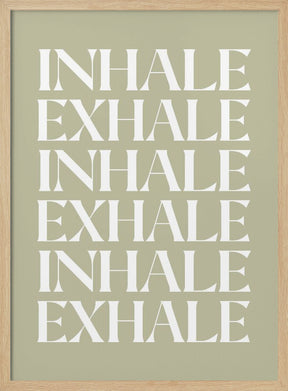 Inhale Exhale Poster