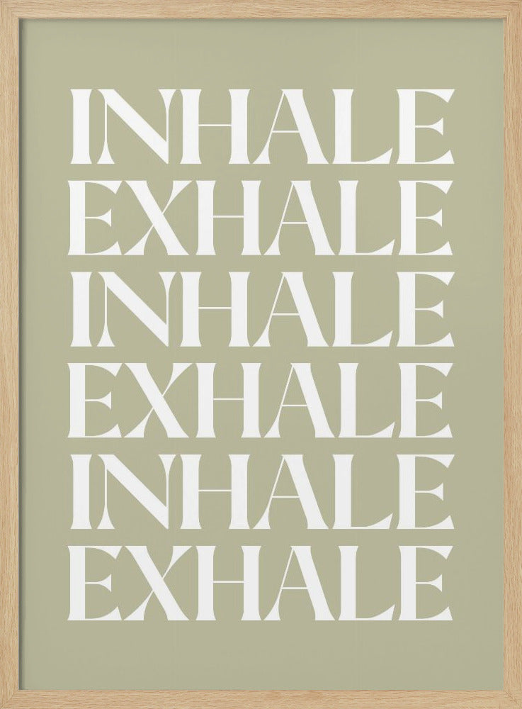 Inhale Exhale Poster