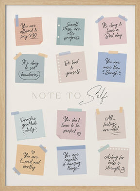 Note To Self Poster