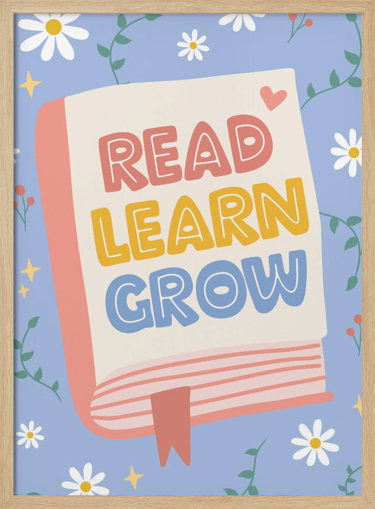 Read Learn Grow 4 Poster