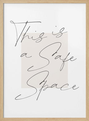 Safe Space Poster