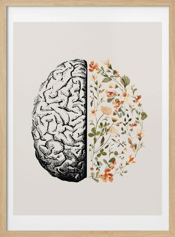 Brain Bloom Poster