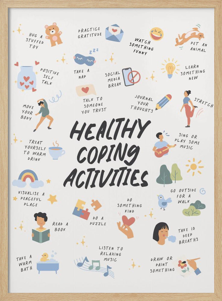 Coping Activities Poster