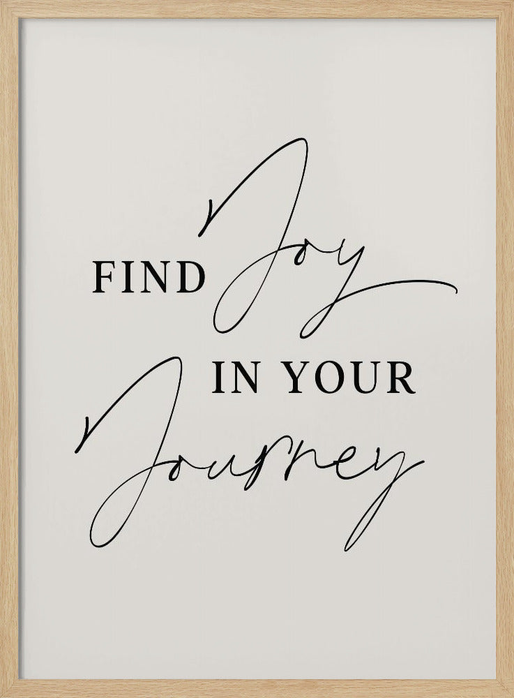 Joy In Journey Poster