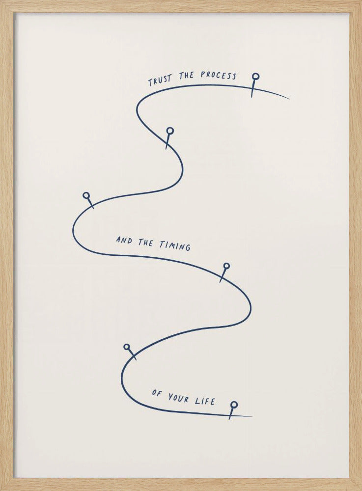 Trust The Process Poster